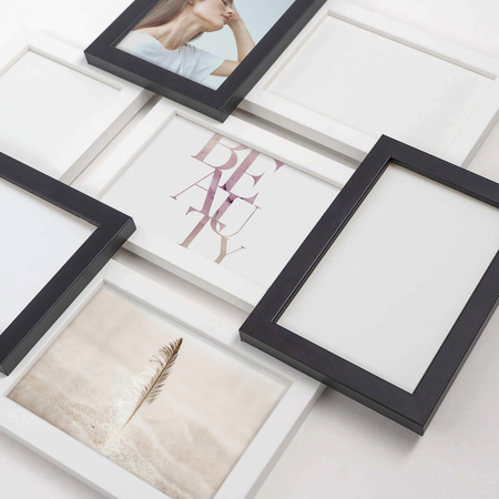 Multirama MULTI BLACK AND WHITE 72 ramka na 7 zdjęć