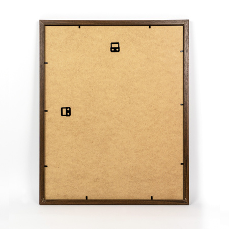 Ramka brązowa HEN PASS 4 z passe-partout – rozmiar 40x50 cm (okienko 30x40 cm)
