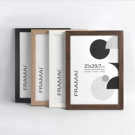 Ramka brązowa HEN 4 21x29,7 cm