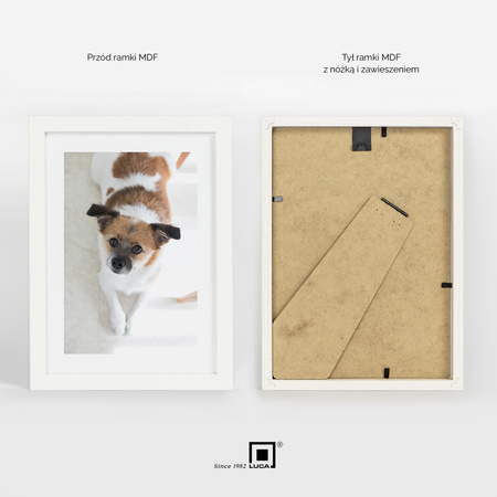 Pakiet 5 szt. białych ramek FDM 1 15x21 cm