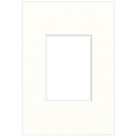 Passe partout 9x13 (5x7) LUCA Q5102 SNOW WHITE - BIAŁY