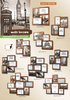 Multirama MULTI BROWN 43 ramka na 4 zdjęcia