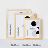 Ramka z drewna surowego RAW 24x30 cm