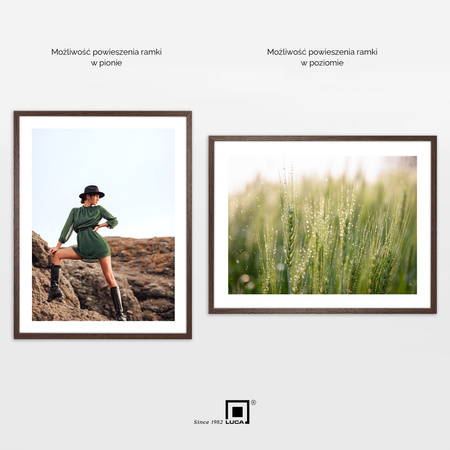 Pakiet 3 szt. brązowych ramek FDM 6 40x50 cm