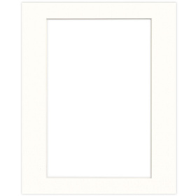 Passe partout 28x35 (20x30) LUCA Q5102 SNOW WHITE BIAŁY