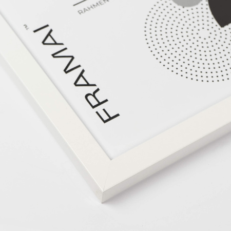 Ramka biała HEN 1 40x50 cm