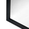 Lustro w ramie drewnianej czarny mat wiszące LUCA LU-878