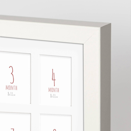 Ramka 40x60 cm PIERWSZY ROCZEK - kolaż na 13 zdjęć