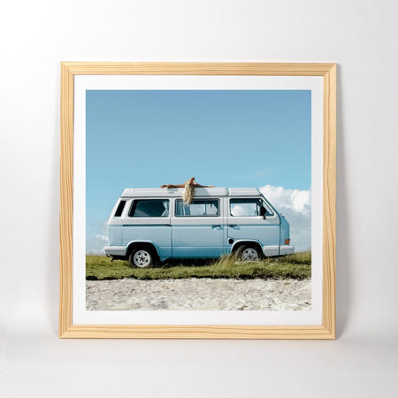 Ramka z drewna surowego RAW 40x40 cm