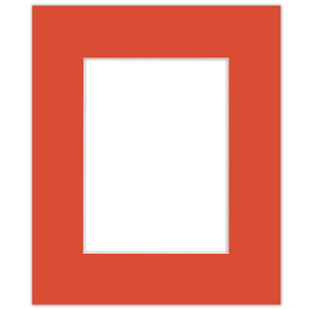 Passe partout 50x60 (30x40) CZERWONY - LIGHT RED - LUCA Q5702