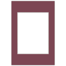 Passe partout 40x60 (30x40) CZERWONE WINE - LUCA Q5707