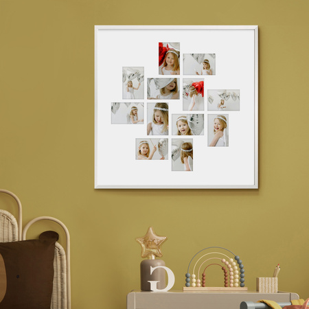 Foto Galeria White 70x70 na 12 zdjęć