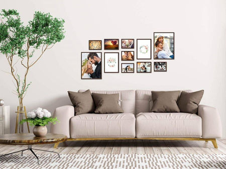 Zestaw brązowych ramek na 11 zdjęć PRESTO 44 GF0005