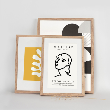 Ramka dębowa OAK A4 (21x29,7 cm)