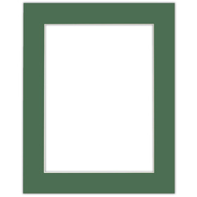 Passe partout 40x50 (30x40) ZIELONE MALACHITE - LUCA Q5506