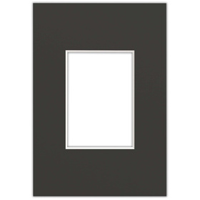 Passe partout 9x13 (5x7) CZARNE BLACK LUCA Q5801