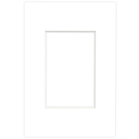 Passe partout 10x15 (6x9) BIAŁY SUPER WHITE LUCA Q5101