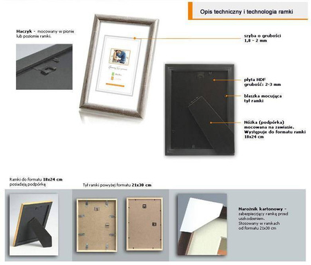 Ramka drewniana EKO S2 28x35 cm