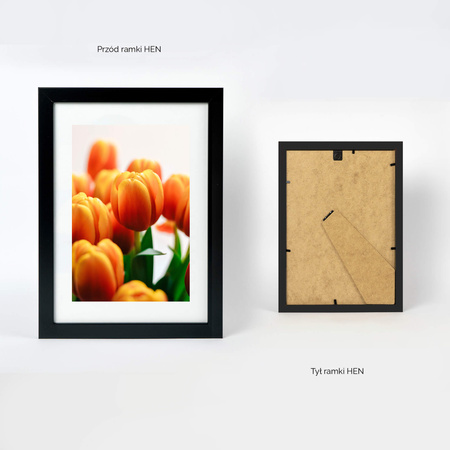 Pakiet 5 szt. czarnych ramek HEN 2 21x29,7 cm