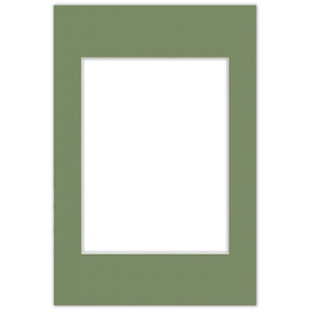 Passe partout 40x60 (30x40) ZIELONE FOREST - LUCA Q5505