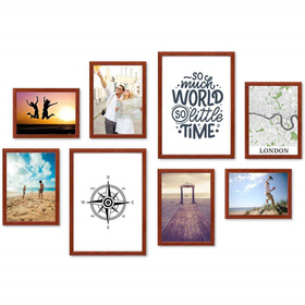 Zestaw naturanych ramek na 8 zdjęć PRESTO 5 GF0007