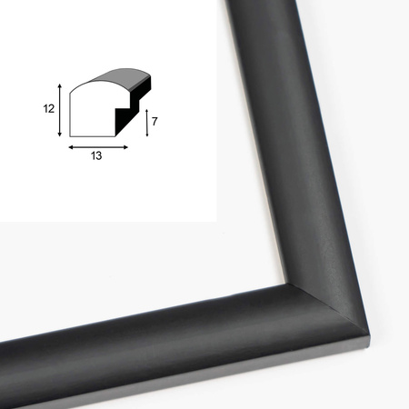 Zestaw czarnych ramek na 14 zdjęć HIT 02 GF0001