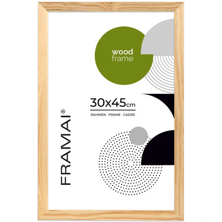 Ramka z drewna surowego RAW 30x45 cm
