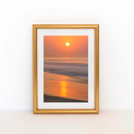 Ramka drewniana DRWC F Z złota 10x10cm