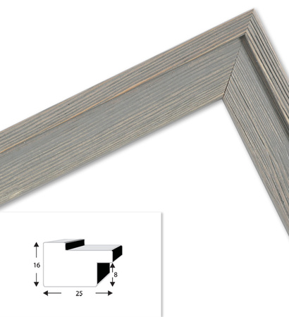 Ramka drewniana DRL M 03S 50x60 cm