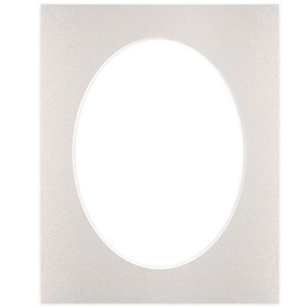 Passe partout 40x50 (30x40) OWAL SREBRNE SILVER - LUCA Q5902