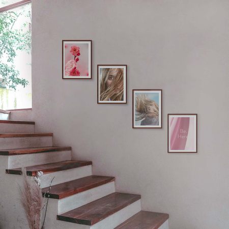 Zestaw brązowych ramek na 4 zdjęcia PINIA 3 GF0034 L