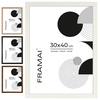 Ramka biała HEN 1 30x40 cm