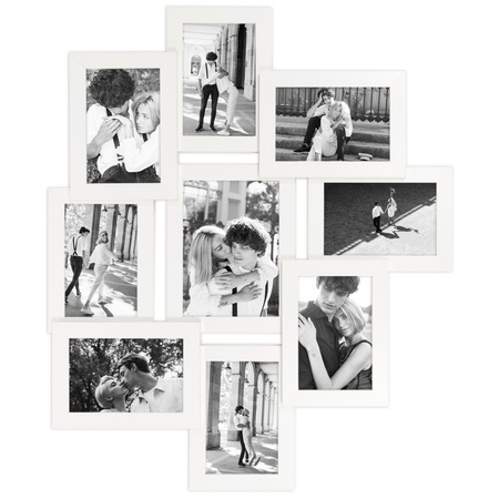 Multirama na 9 zdjęć MULTI HEN 1 ramka na zdjęcia w kolorze białym