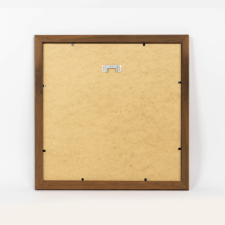 Ramka brązowa HEN PASS 4 z passe-partout – rozmiar 30x30 cm (okienko 20x20 cm)