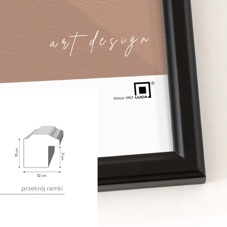 Zestaw złoto-czarnych ramek na 4 zdjęć PRESTO Z2 GF0003