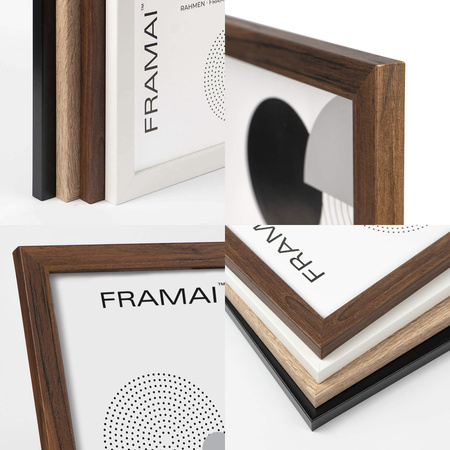 Ramka brązowa HEN 4 60x80 cm