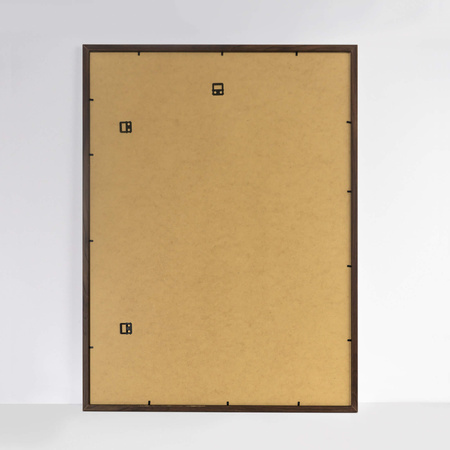 Ramka brązowa HEN PASS 4 z passe-partout – rozmiar 60x80 cm (okienko 40x60 cm)