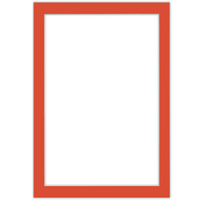 Passe partout 70x100 (60x90) CZERWONY - LIGHT RED - LUCA Q5702