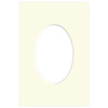 Passe partout 10x15 (6x9) OWAL BEŻOWE CREAM - LUCA Q5202