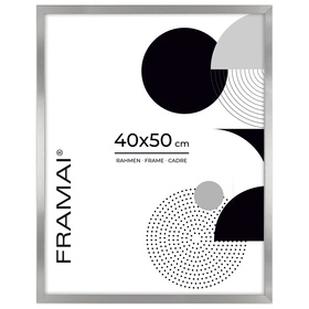 Ramka srebrna HEN S 40x50 cm