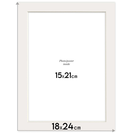 Passe partout 18x24 (15x21) ZIELONE MINT - LUCA Q5501