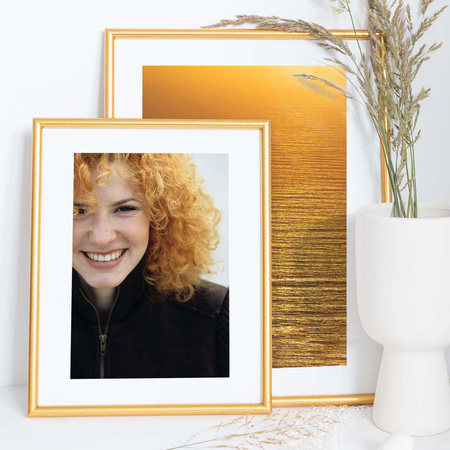 Ramka drewniana DRWC F Z złota 30x45 cm