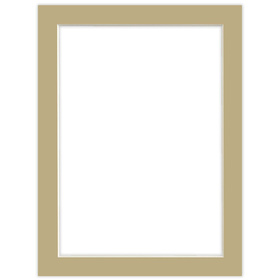 Passe partout 18x24 (15x21) BEŻOWE TABAC - LUCA Q5209