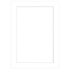 Passe partout 50x70 (40x60) - BIAŁY SUPER WHITE LUCA Q5101