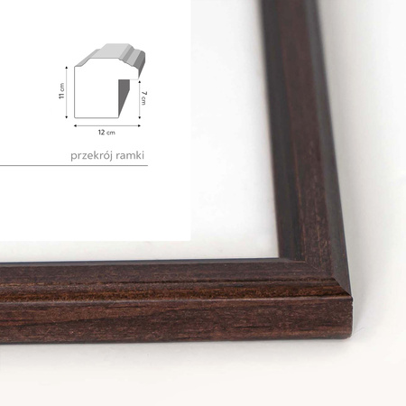 Zestaw brązowych ramek na 14 zdjęć PRESTO 44 GF0001