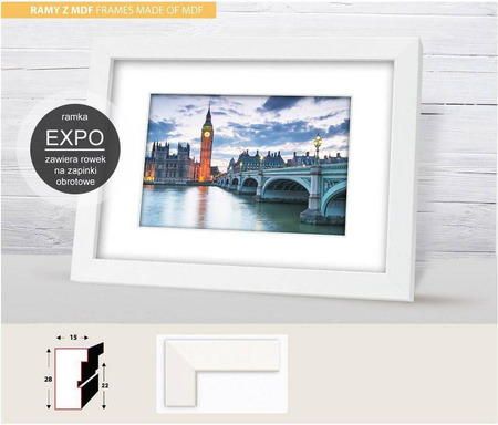 Ramka z passe partout EXPO 1 21x30 cm (15x21cm)