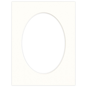 Passe partout 18x24 (13x18) OWAL LUCA Q5102 SNOW WHITE - BIAŁY