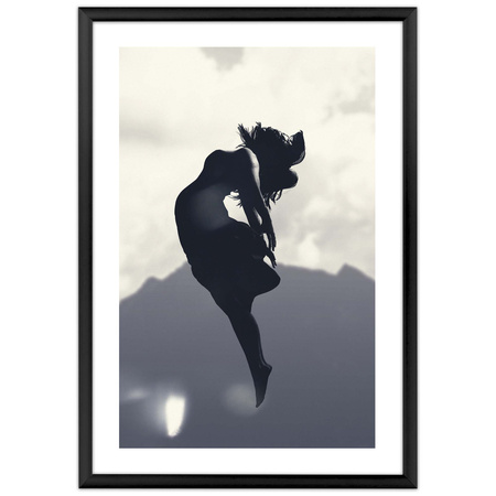 Ramka aluminiowa czarna ROYALL 21x30 cm