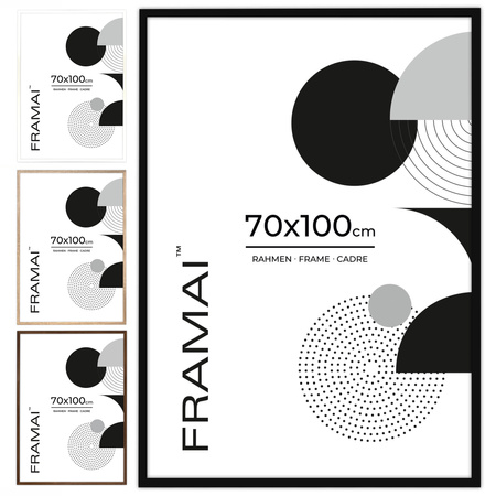 Ramka czarna HEN 2 70x100 cm