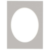 Passe partout 30x40 (24x30) OWAL SZARY - STORM - LUCA Q5305